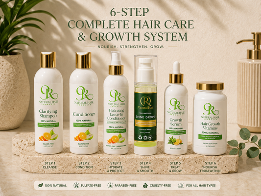 6-Step Complete Hair Care & Growth System